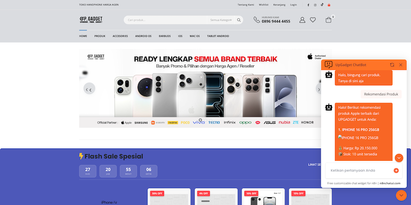 AI Customer Service UPGADGET